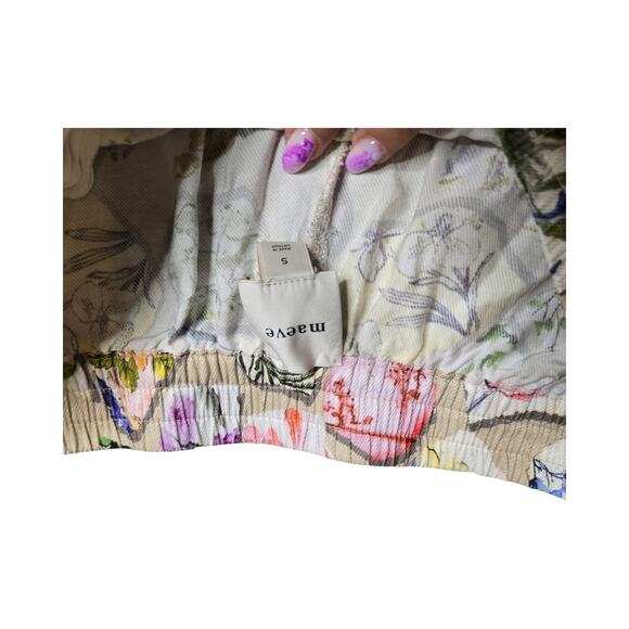 Anthropologie Maeve The Brooklin Printed Wide-Leg Pull-On Pants Size: S - Picture 4 of 7